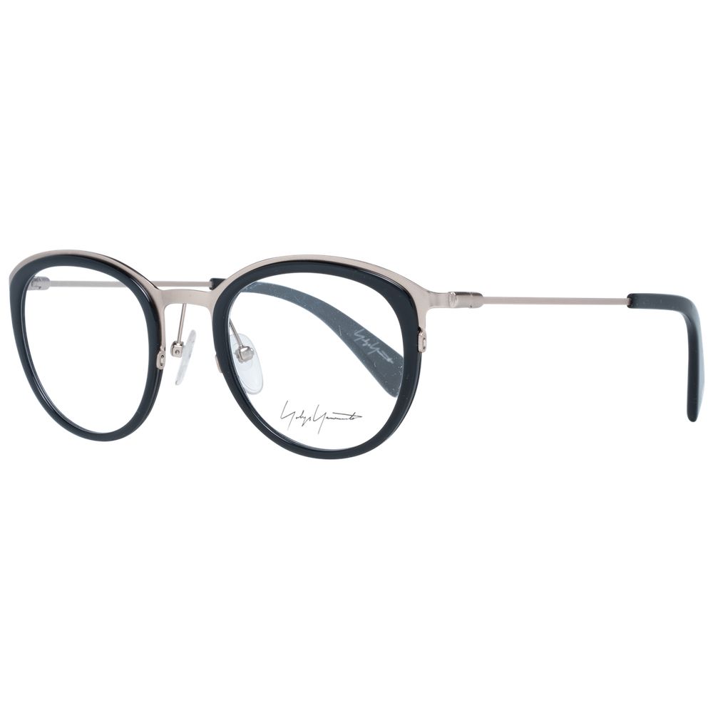 Yohji Yamamoto Black Unisex Optical Frames - Luksusmuotia Yohji Yamamoto - Tutustu YVES JAVANNI® 