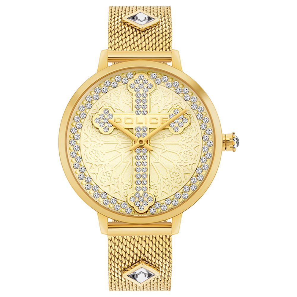 Police Gold Women Watch - Luksuslaukut ja asusteet Police - Tutustu YVES JAVANNI® 