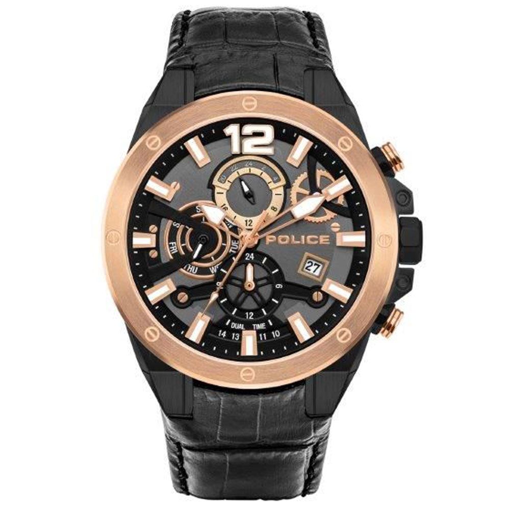 Police Rose Gold Men Watch - Luksusmuotia Police - Tutustu YVES JAVANNI® 