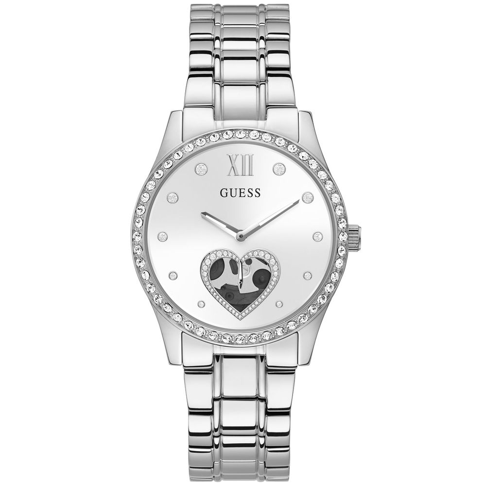 Guess Silver Women Watch - Luksusmuotia Guess - Tutustu YVES JAVANNI® 