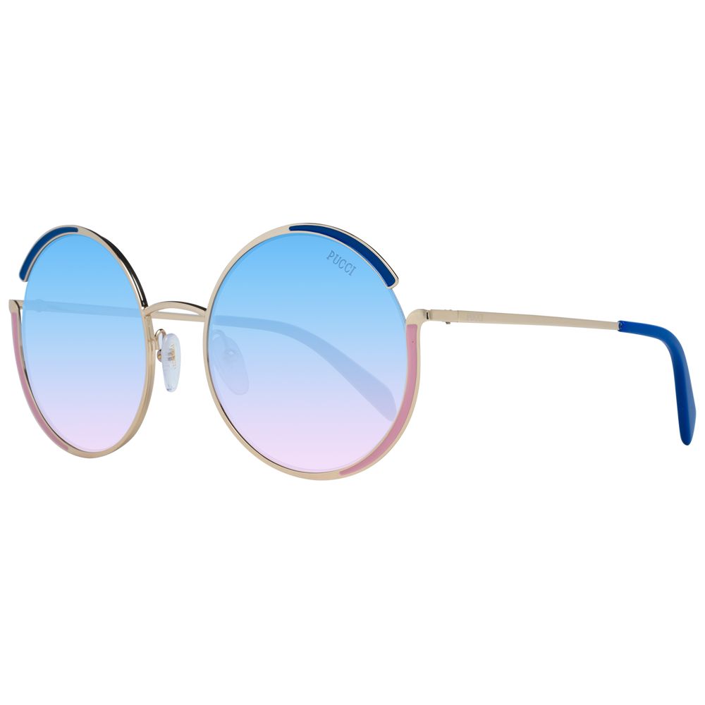 Emilio Pucci Gold Women Sunglasses - Luksusmuotia Emilio Pucci - Tutustu YVES JAVANNI® 