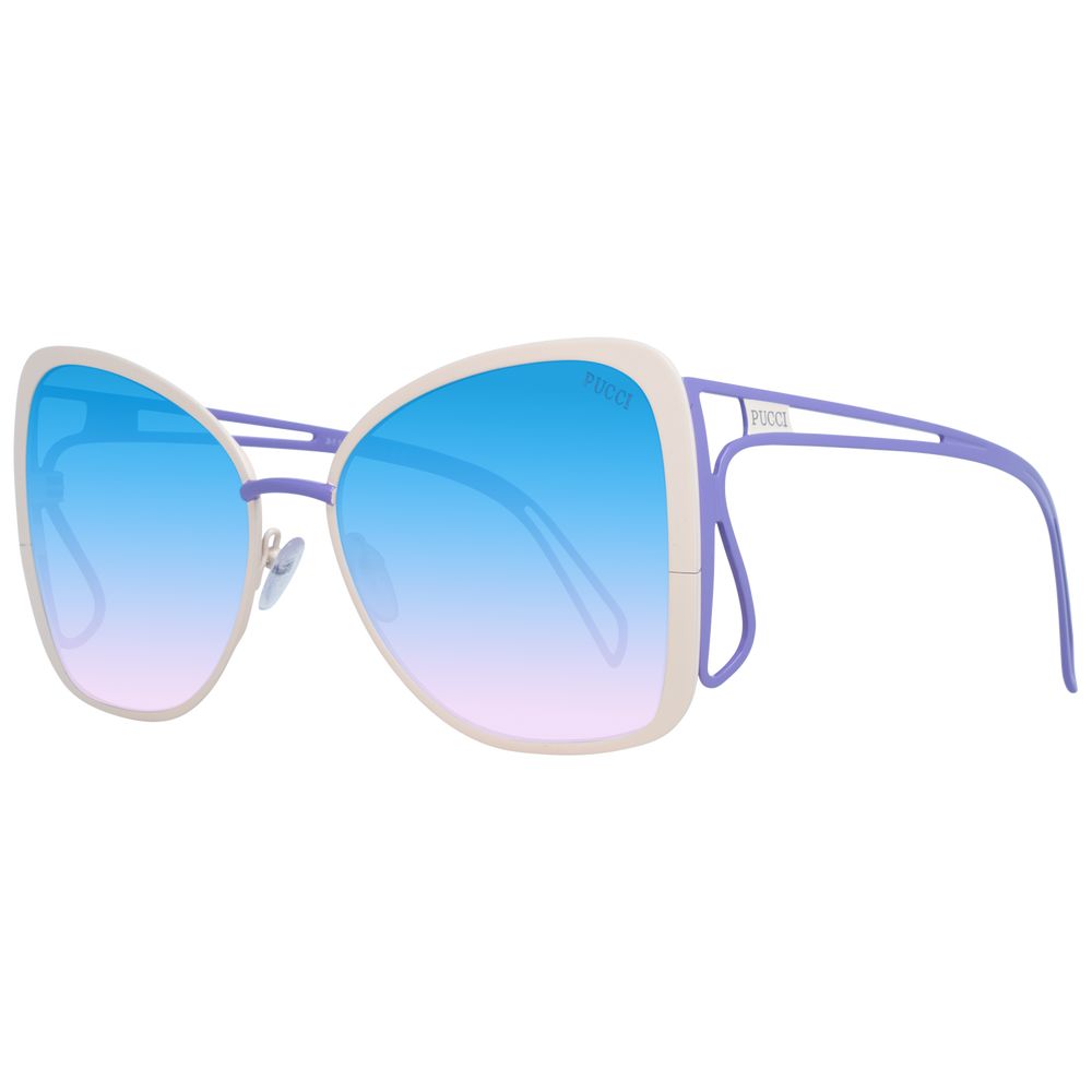 Emilio Pucci Cream Women Sunglasses - Luksusmuotia Emilio Pucci - Tutustu YVES JAVANNI® 