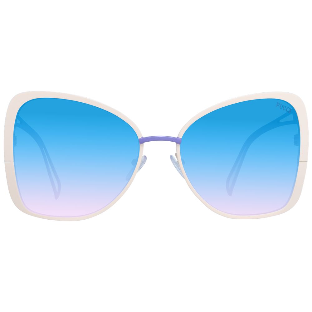 Emilio Pucci Cream Women Sunglasses - Luksusmuotia Emilio Pucci - Tutustu YVES JAVANNI® 