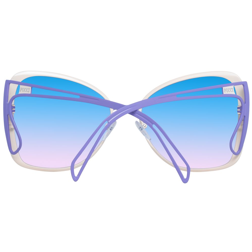 Emilio Pucci Cream Women Sunglasses - Luksusmuotia Emilio Pucci - Tutustu YVES JAVANNI® 