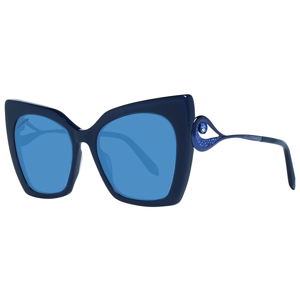 Atelier Swarovski Blue Women Sunglasses - Luksusmuotia Atelier Swarovski - Tutustu YVES JAVANNI® 