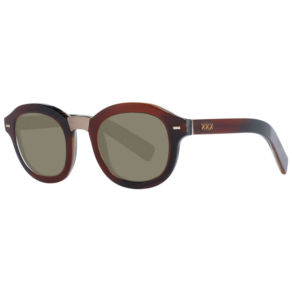 Zegna Couture Brown Men Sunglasses - Luksusmuotia Zegna Couture - Tutustu YVES JAVANNI® 