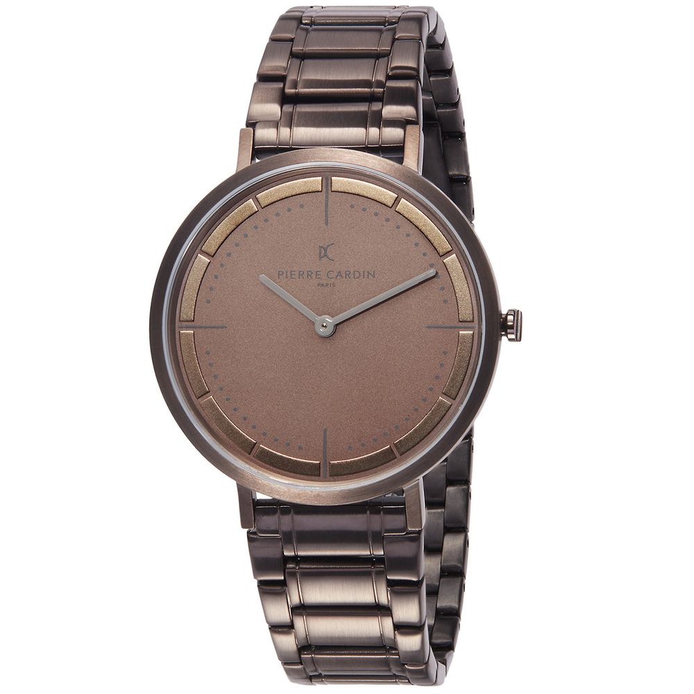 Pierre Cardin Brown Men Watch - Luksusmuotia Pierre Cardin - Tutustu YVES JAVANNI® 