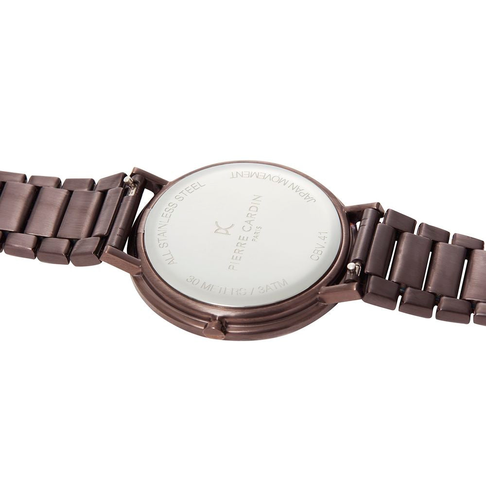 Pierre Cardin Brown Men Watch - Luksusmuotia Pierre Cardin - Tutustu YVES JAVANNI® 