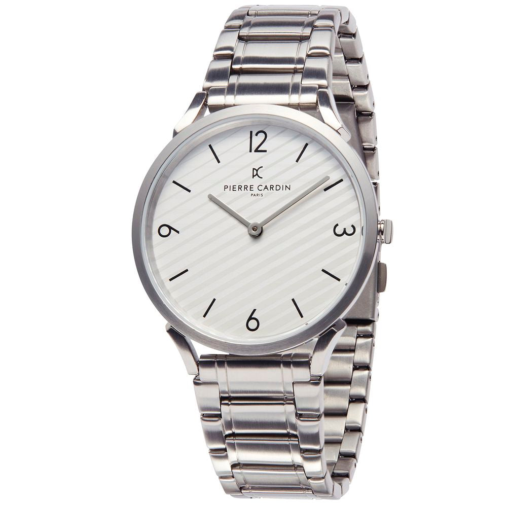 Pierre Cardin Silver Men Watch - Luksusmuotia Pierre Cardin - Tutustu YVES JAVANNI® 