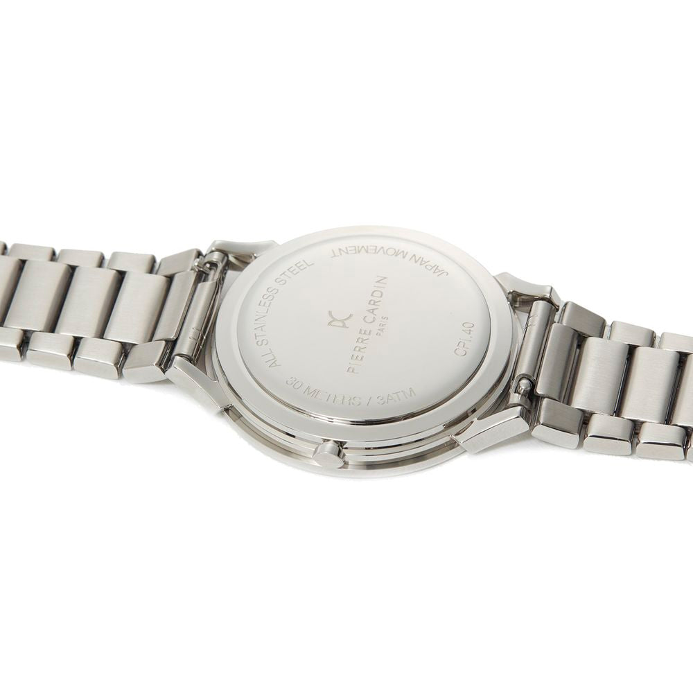 Pierre Cardin Silver Men Watch - Luksusmuotia Pierre Cardin - Tutustu YVES JAVANNI® 