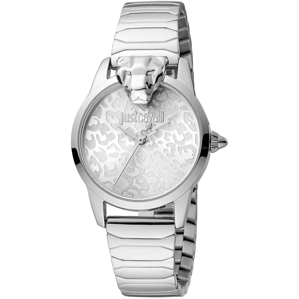 Just Cavalli Silver Women Watch - Luksusmuotia Just Cavalli - Tutustu YVES JAVANNI® 