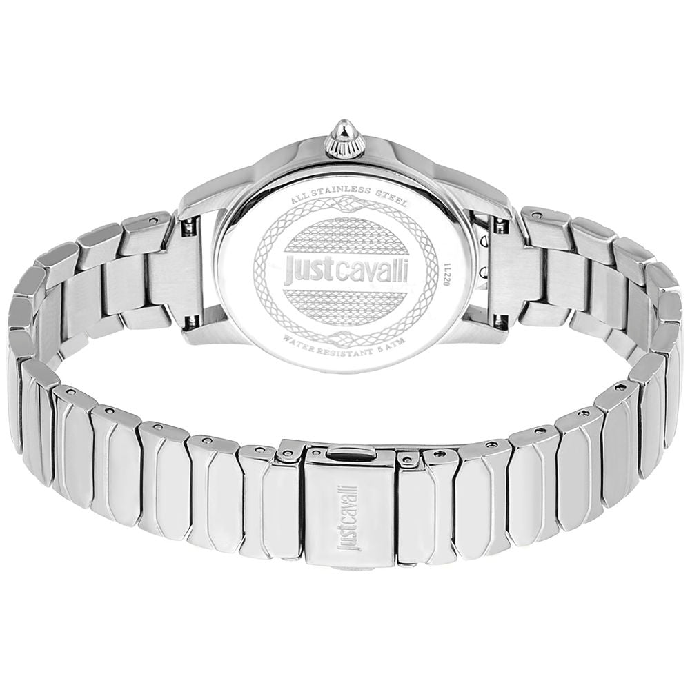 Just Cavalli Silver Women Watch - Luksusmuotia Just Cavalli - Tutustu YVES JAVANNI® 