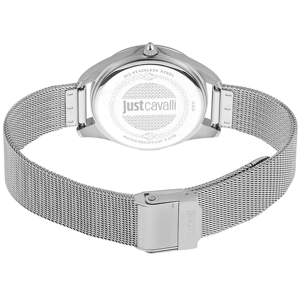 Just Cavalli Silver Women Watch - Luksusmuotia Just Cavalli - Tutustu YVES JAVANNI® 