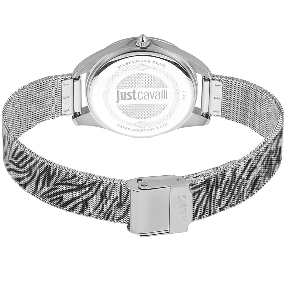 Just Cavalli Silver Women Watch - Luksusmuotia Just Cavalli - Tutustu YVES JAVANNI® 