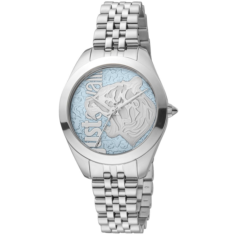 Just Cavalli Silver Women Watch - Luksusmuotia Just Cavalli - Tutustu YVES JAVANNI® 