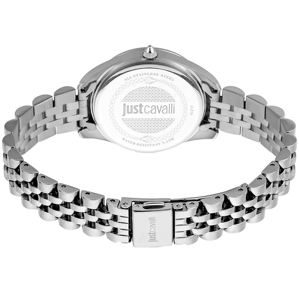 Just Cavalli Silver Women Watch - Luksusmuotia Just Cavalli - Tutustu YVES JAVANNI® 