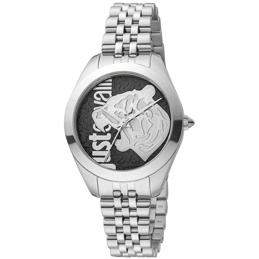 Just Cavalli Silver Women Watch - Luksusmuotia Just Cavalli - Tutustu YVES JAVANNI® 