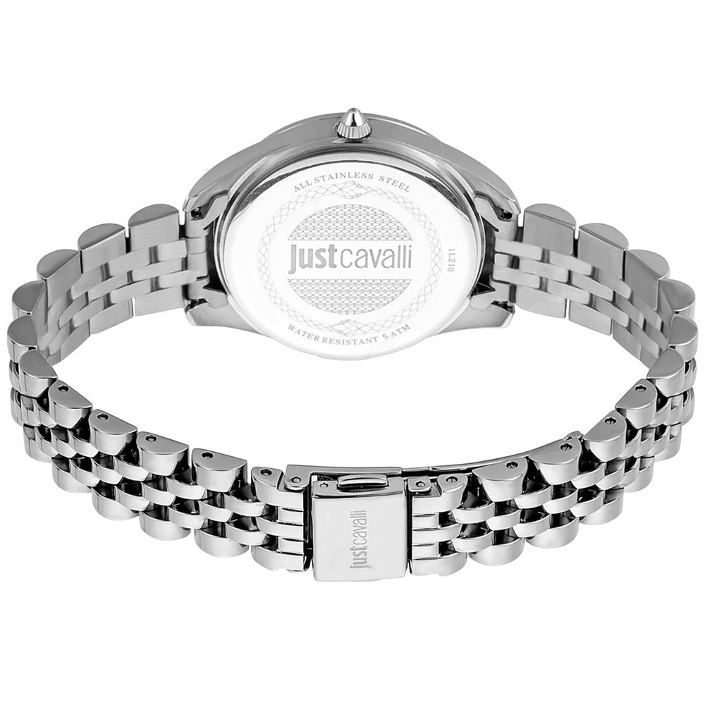 Just Cavalli Silver Women Watch - Luksusmuotia Just Cavalli - Tutustu YVES JAVANNI® 