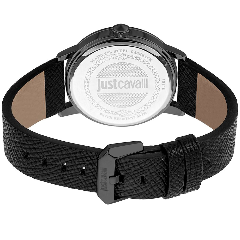 Just Cavalli Black Men Watch - Luksusmuotia Just Cavalli - Tutustu YVES JAVANNI® 