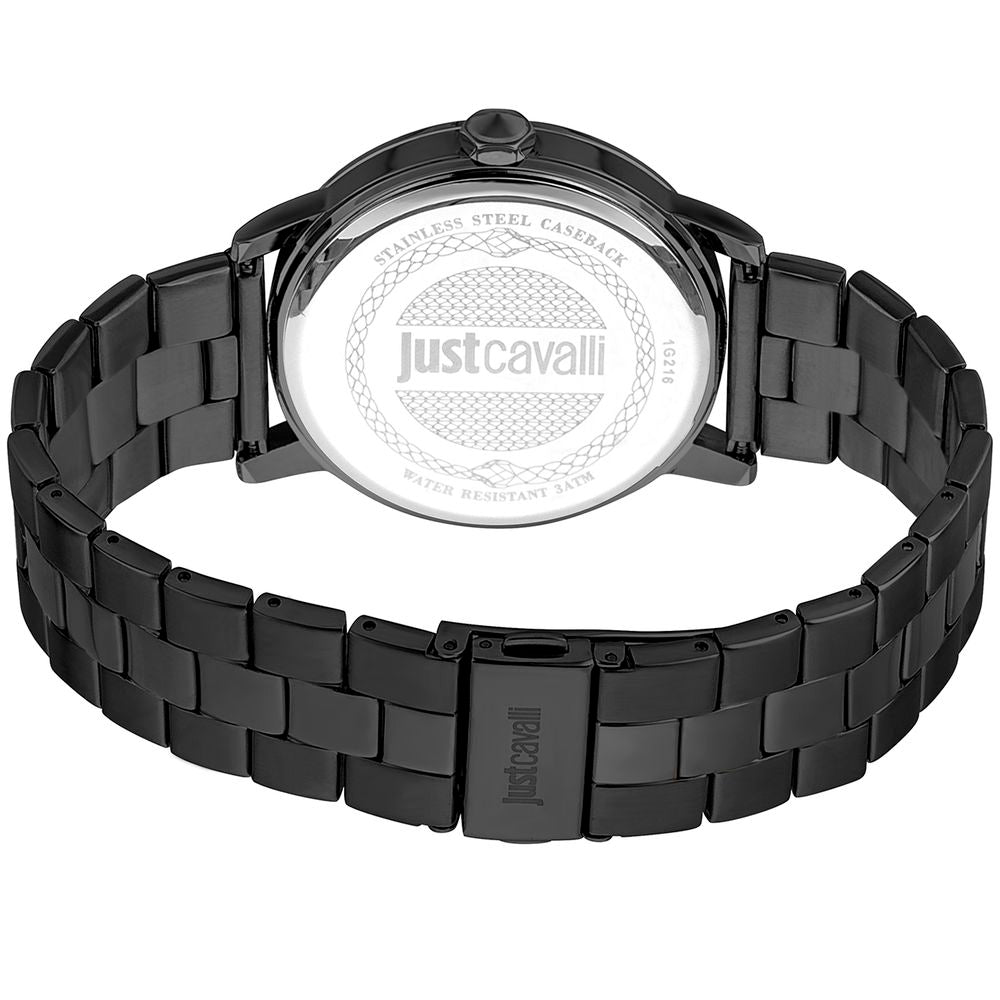 Just Cavalli Black Men Watch - Luksusmuotia Just Cavalli - Tutustu YVES JAVANNI® 