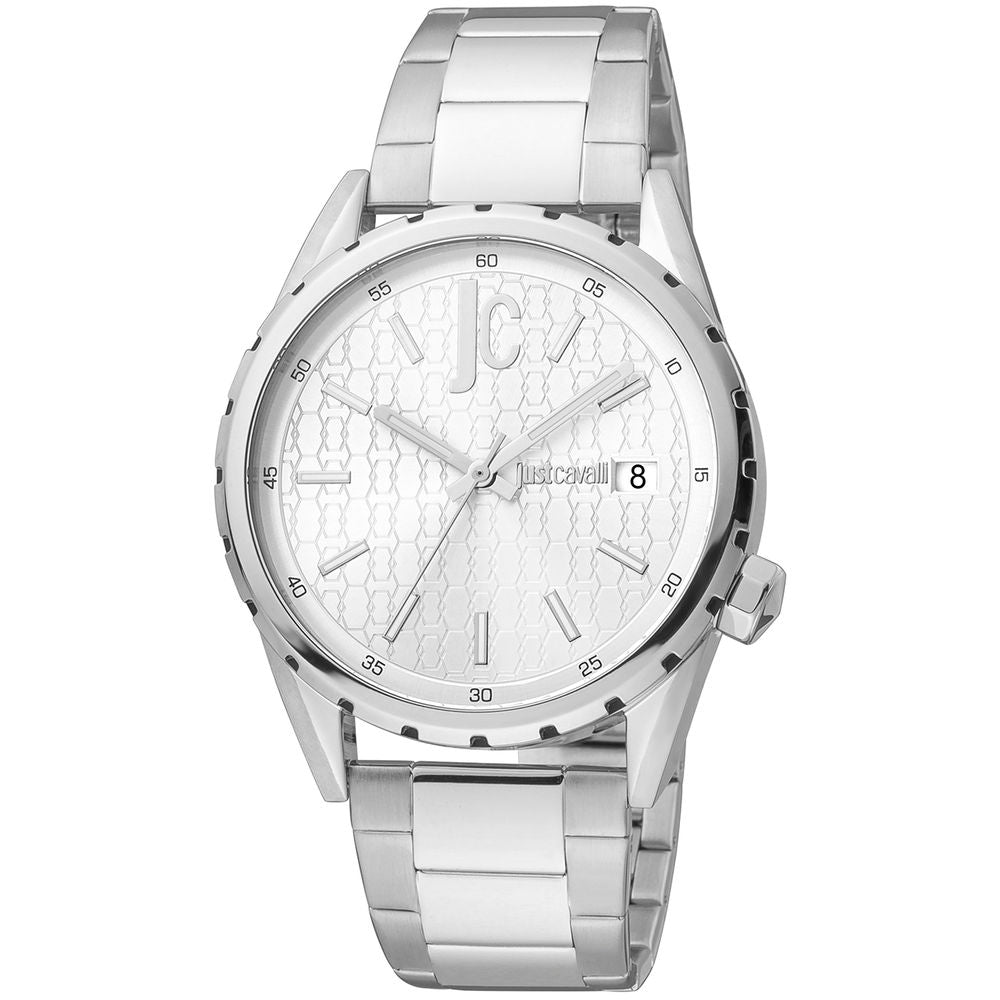 Just Cavalli Silver Men Watch - Luksusmuotia Just Cavalli - Tutustu YVES JAVANNI® 