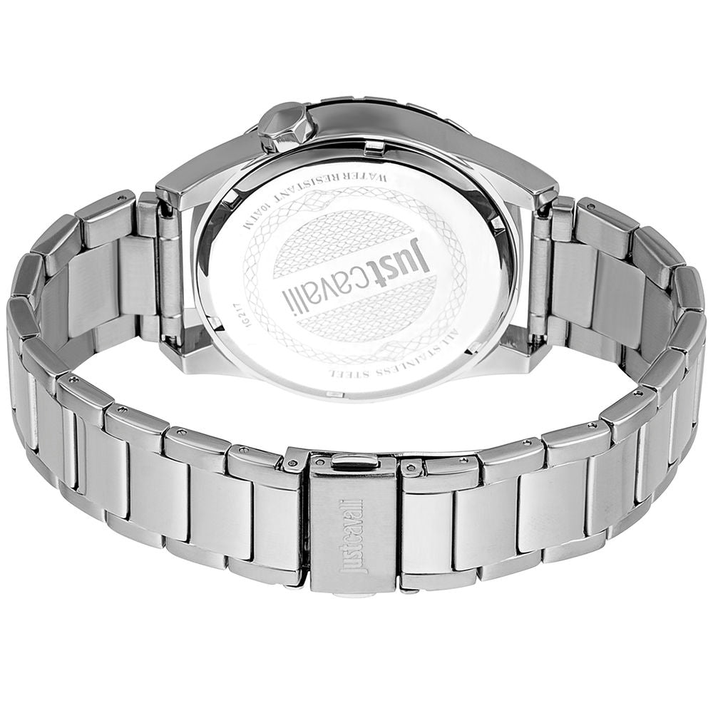 Just Cavalli Silver Men Watch - Luksusmuotia Just Cavalli - Tutustu YVES JAVANNI® 