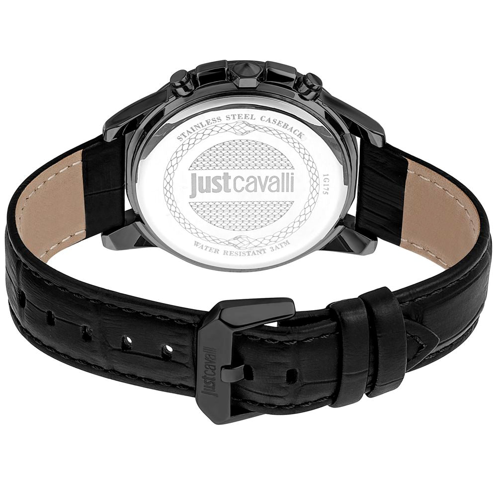 Just Cavalli Black Men Watch - Luksusmuotia Just Cavalli - Tutustu YVES JAVANNI® 