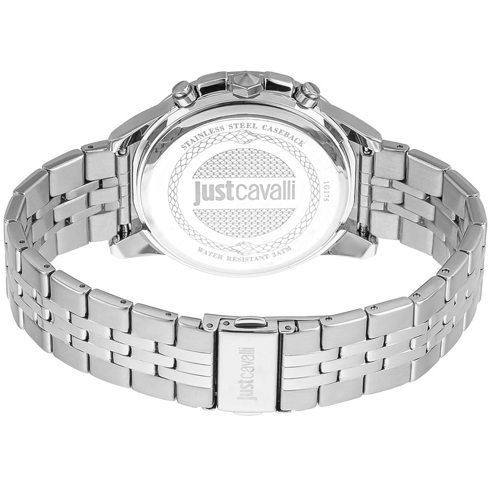 Just Cavalli Silver Men Watch - Luksusmuotia Just Cavalli - Tutustu YVES JAVANNI® 