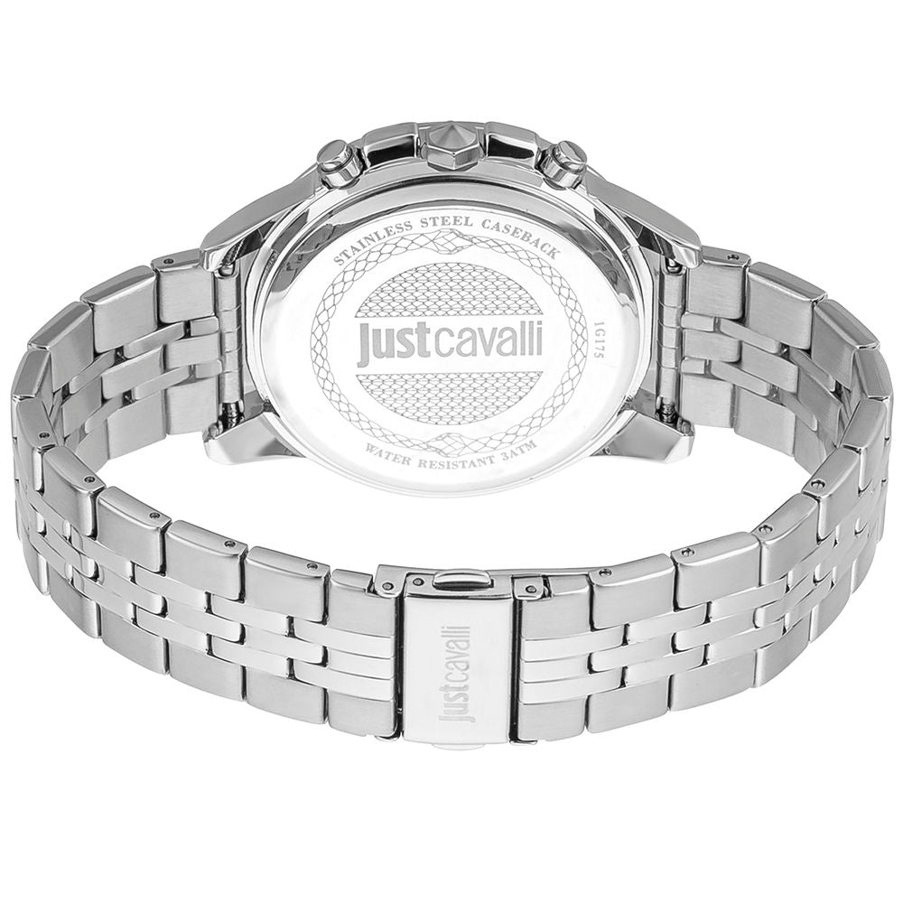 Just Cavalli Silver Men Watch - Luksusmuotia Just Cavalli - Tutustu YVES JAVANNI® 