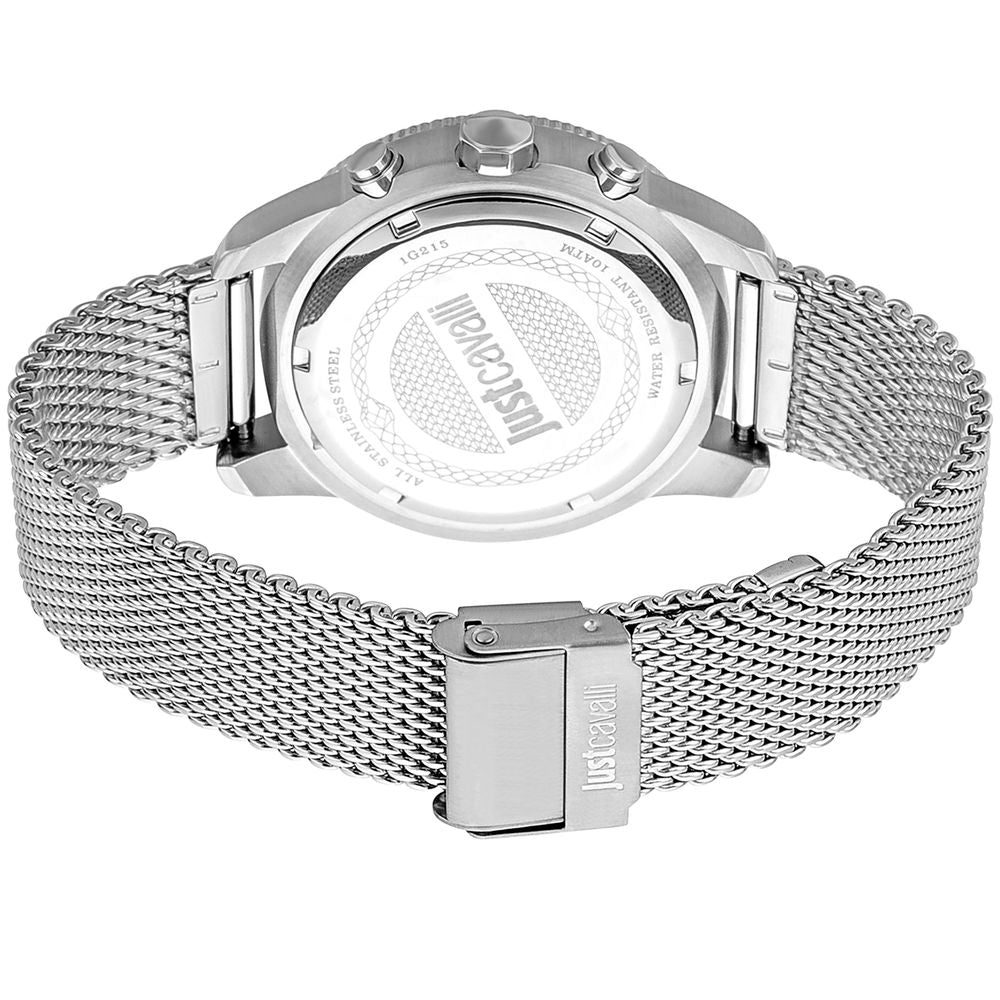 Just Cavalli Silver Men Watch - Luksusmuotia Just Cavalli - Tutustu YVES JAVANNI® 