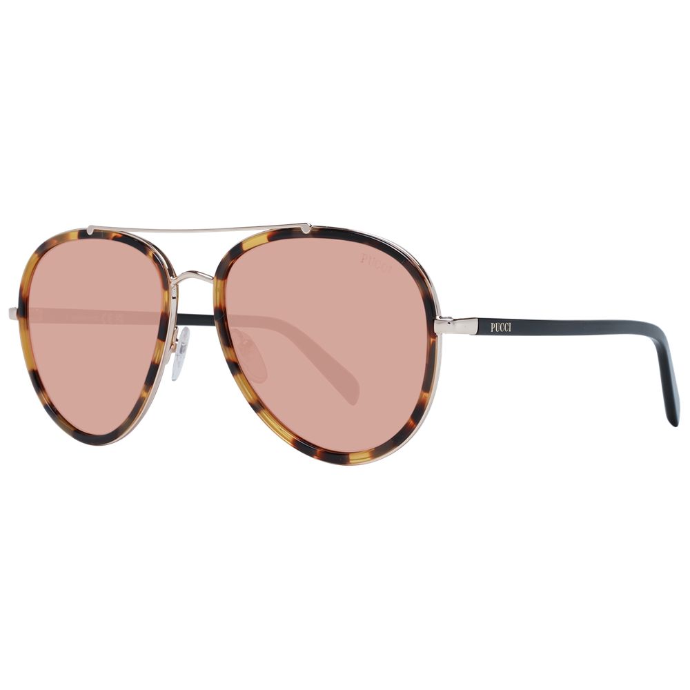 Emilio Pucci Brown Women Sunglasses - Luksusmuotia Emilio Pucci - Tutustu YVES JAVANNI® 