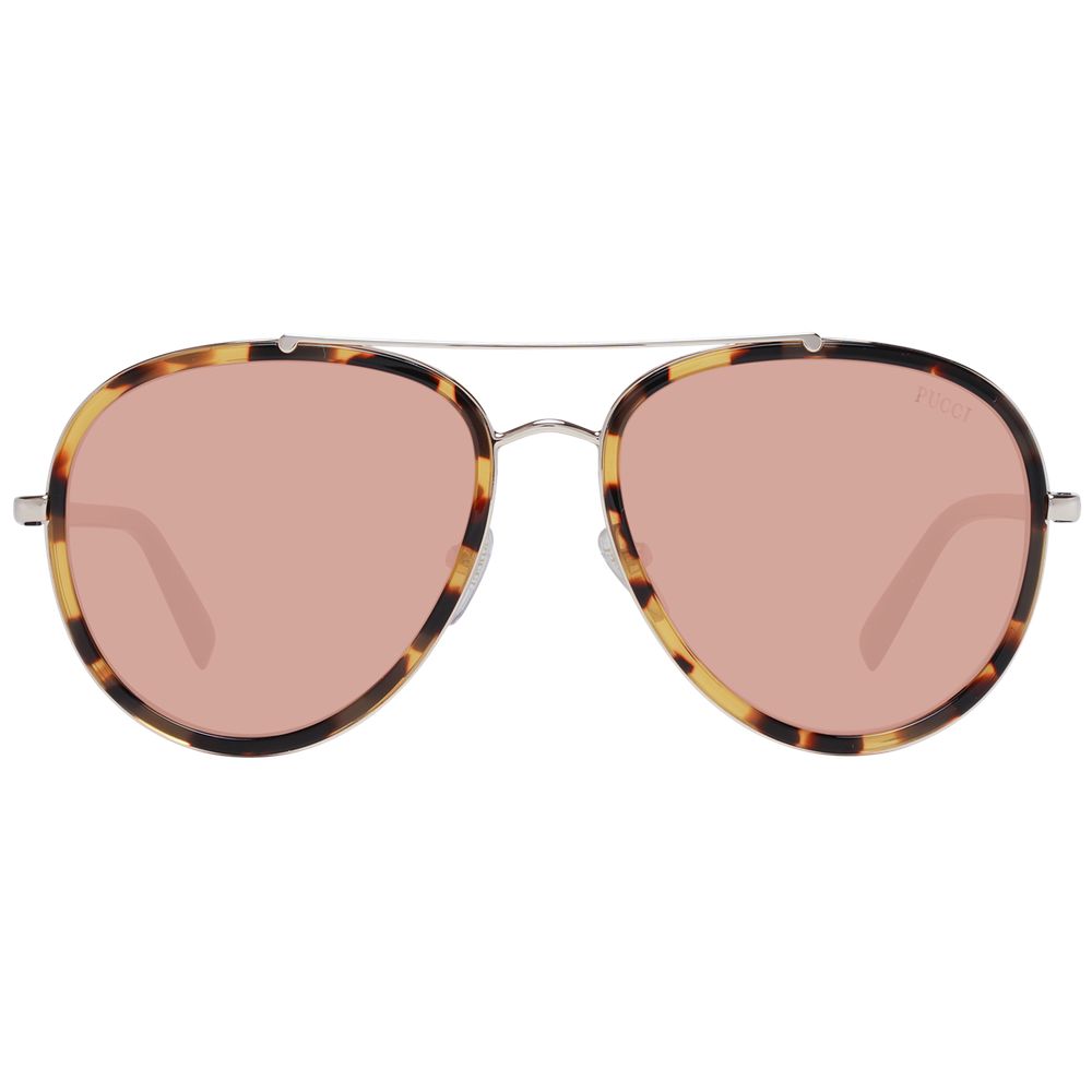 Emilio Pucci Brown Women Sunglasses - Luksusmuotia Emilio Pucci - Tutustu YVES JAVANNI® 