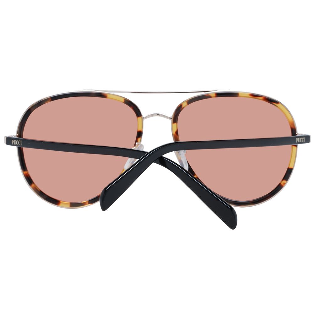 Emilio Pucci Brown Women Sunglasses - Luksusmuotia Emilio Pucci - Tutustu YVES JAVANNI® 