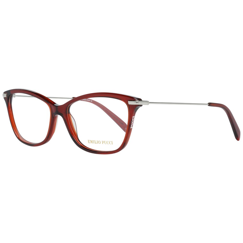 Emilio Pucci Red Women Optical Frames - Luksusmuotia Emilio Pucci - Tutustu YVES JAVANNI® 