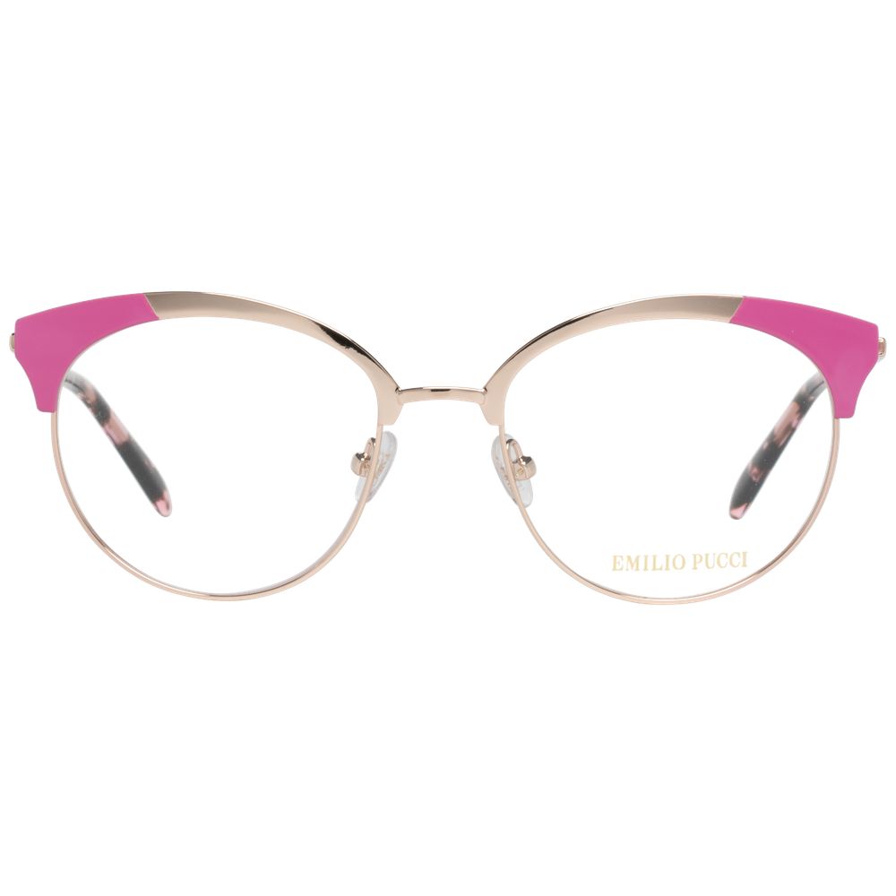 Emilio Pucci Gold Women Optical Frames - Luksusmuotia Emilio Pucci - Tutustu YVES JAVANNI® 