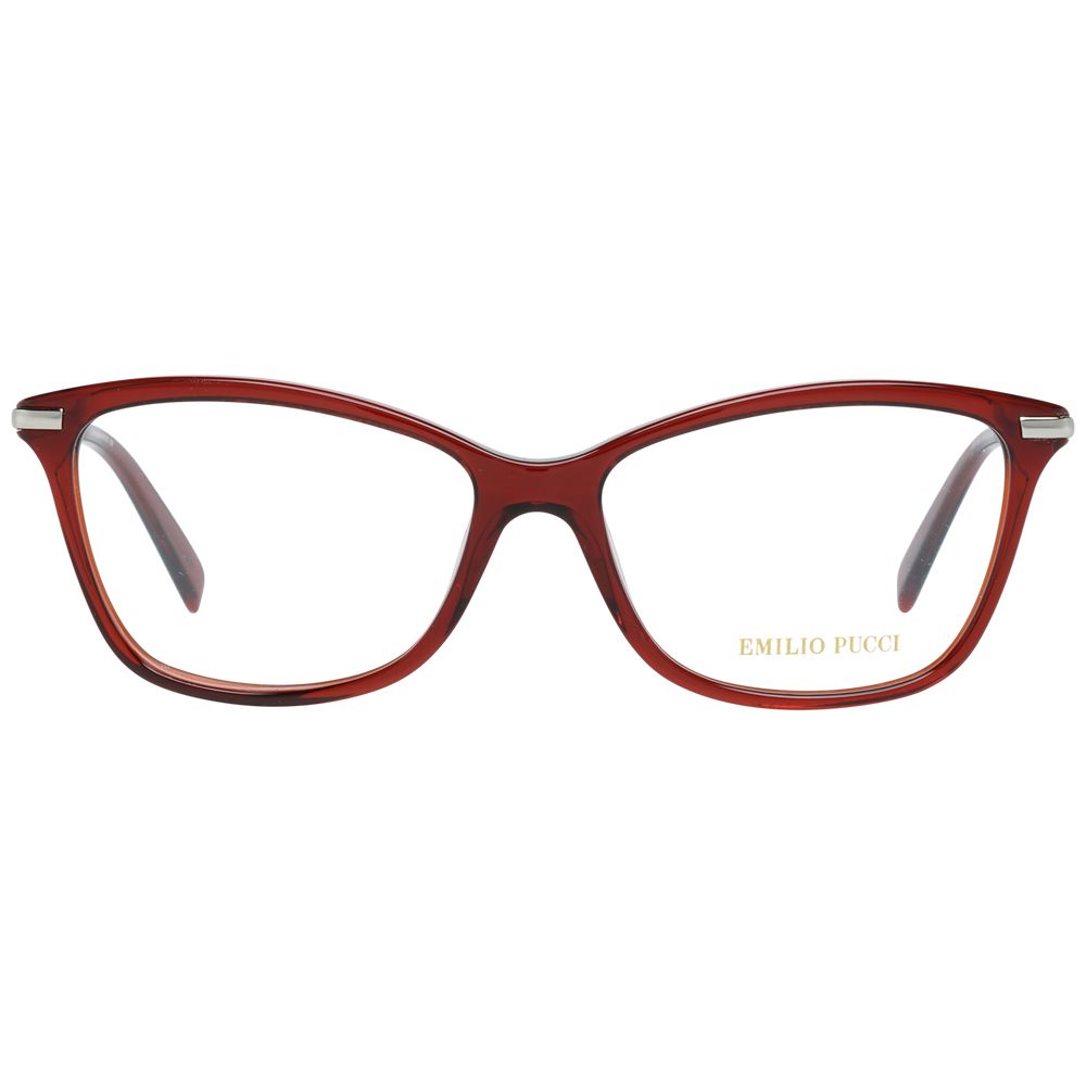 Emilio Pucci Red Women Optical Frames - Luksusmuotia Emilio Pucci - Tutustu YVES JAVANNI® 