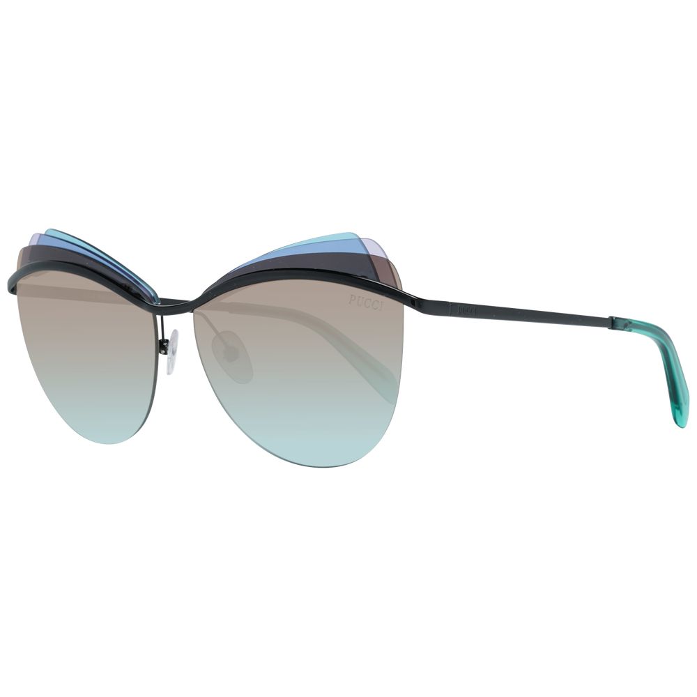 Emilio Pucci Green Women Sunglasses - Luksusmuotia Emilio Pucci - Tutustu YVES JAVANNI® 