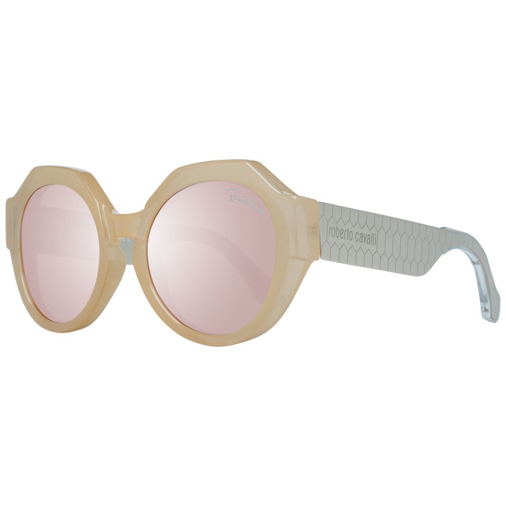 Roberto Cavalli Cream Women Sunglasses - Luksusmuotia Roberto Cavalli - Tutustu YVES JAVANNI® 