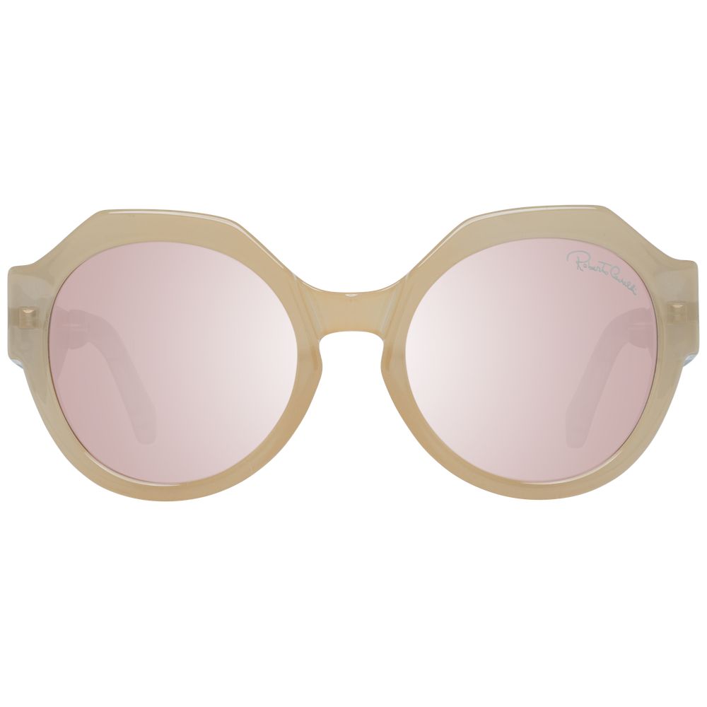 Roberto Cavalli Cream Women Sunglasses - Luksusmuotia Roberto Cavalli - Tutustu YVES JAVANNI® 