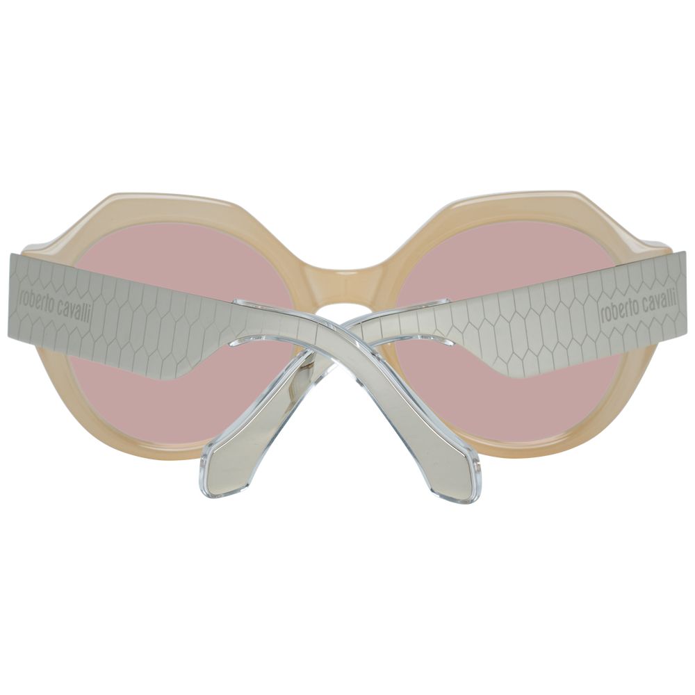 Roberto Cavalli Cream Women Sunglasses - Luksusmuotia Roberto Cavalli - Tutustu YVES JAVANNI® 