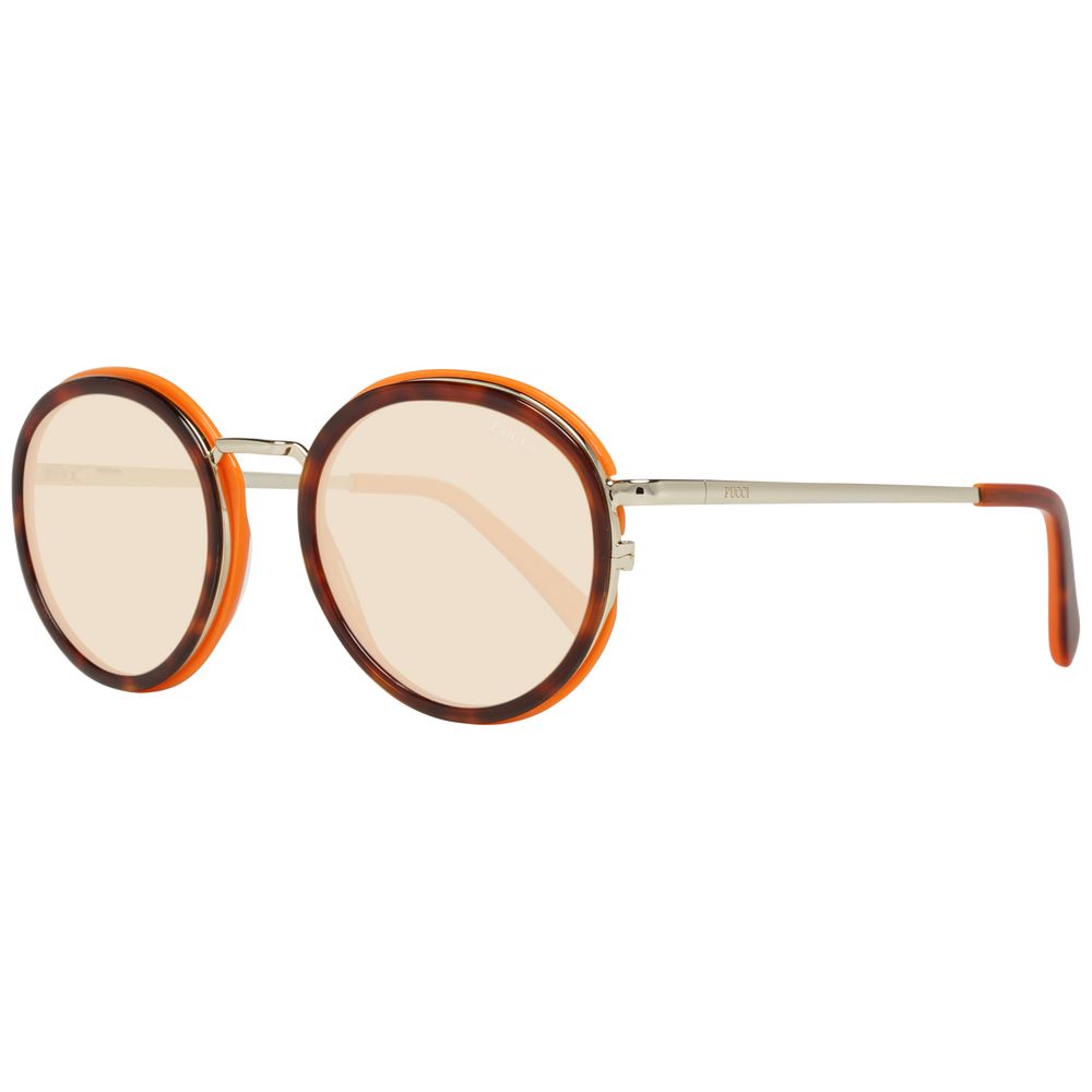 Emilio Pucci Brown Women Sunglasses - Luksusmuotia Emilio Pucci - Tutustu YVES JAVANNI® 