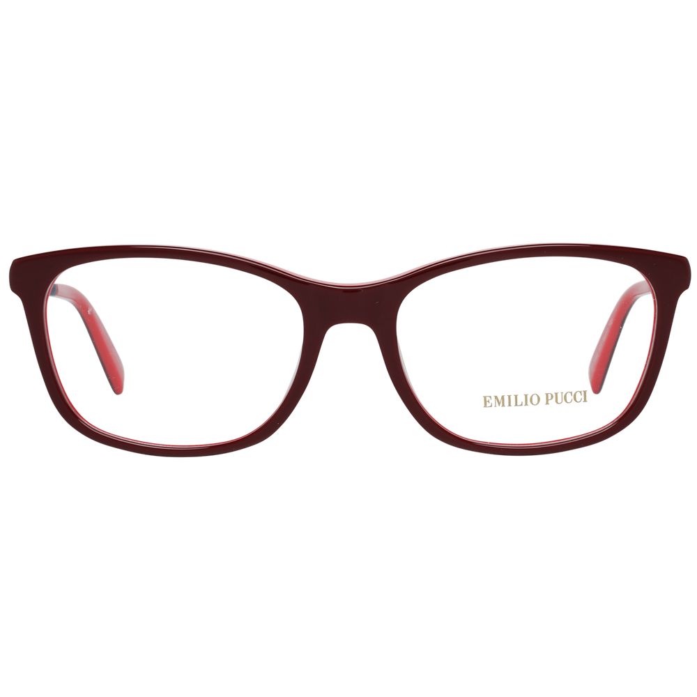 Emilio Pucci Burgundy Women Optical Frames - Luksusmuotia Emilio Pucci - Tutustu YVES JAVANNI® 