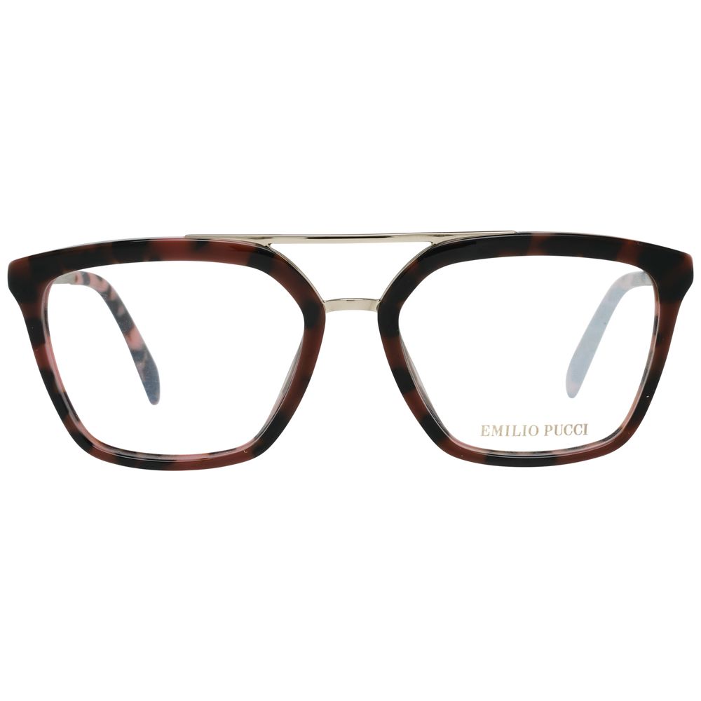 Emilio Pucci Brown Women Optical Frames - Luksusmuotia Emilio Pucci - Tutustu YVES JAVANNI® 