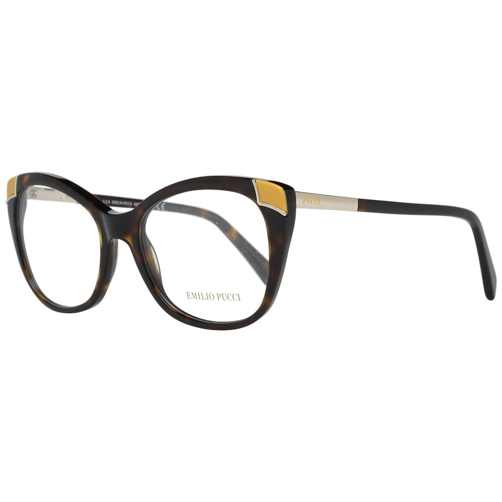 Emilio Pucci Brown Women Optical Frames - Luksusmuotia Emilio Pucci - Tutustu YVES JAVANNI® 