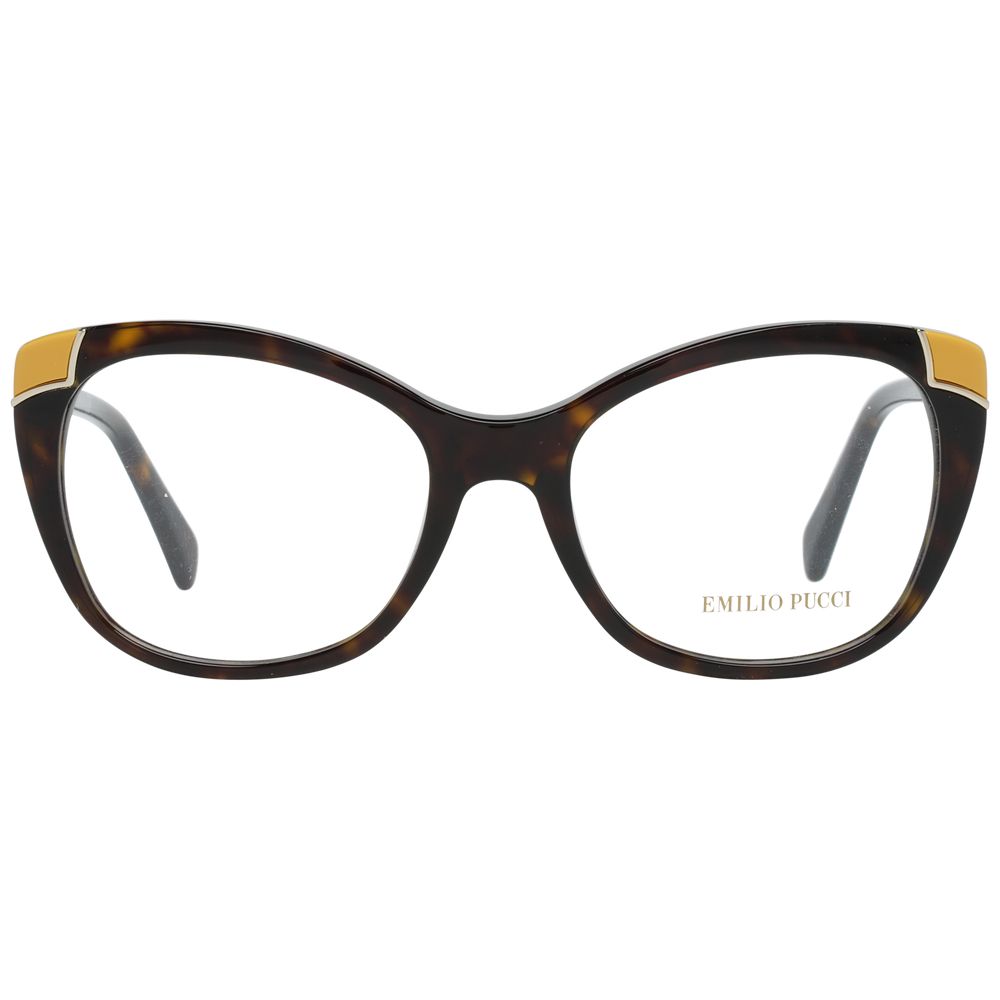 Emilio Pucci Brown Women Optical Frames - Luksusmuotia Emilio Pucci - Tutustu YVES JAVANNI® 