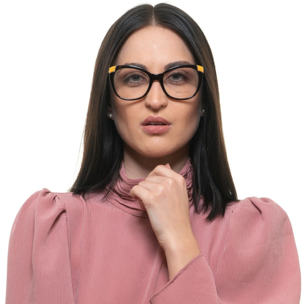 Emilio Pucci Brown Women Optical Frames - Luksusmuotia Emilio Pucci - Tutustu YVES JAVANNI® 