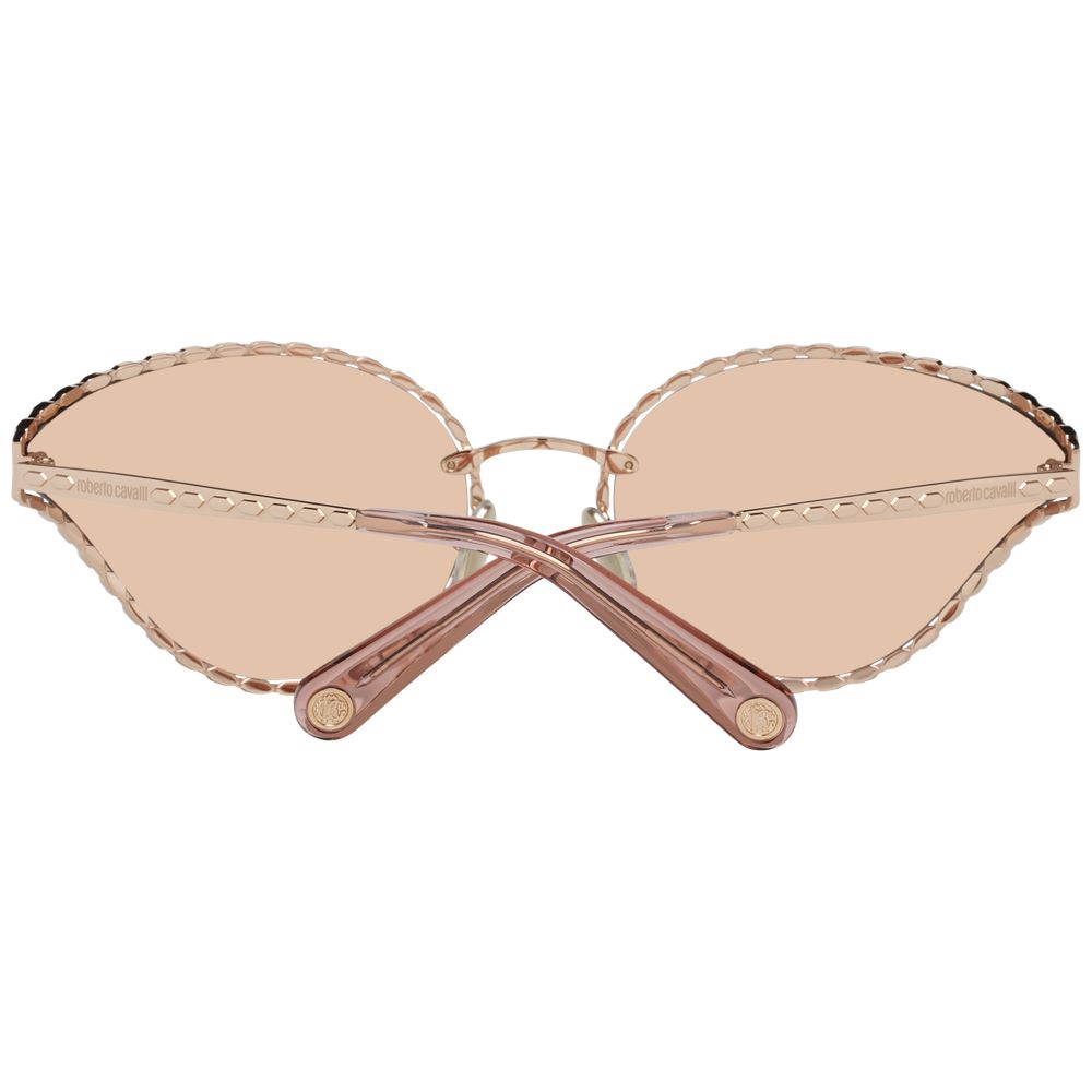 Roberto Cavalli Rose Gold Women Sunglasses - Luksusmuotia Roberto Cavalli - Tutustu YVES JAVANNI® 