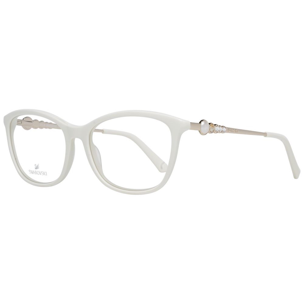 Swarovski White Women Optical Frames - Luksusmuotia Swarovski - Tutustu YVES JAVANNI® 