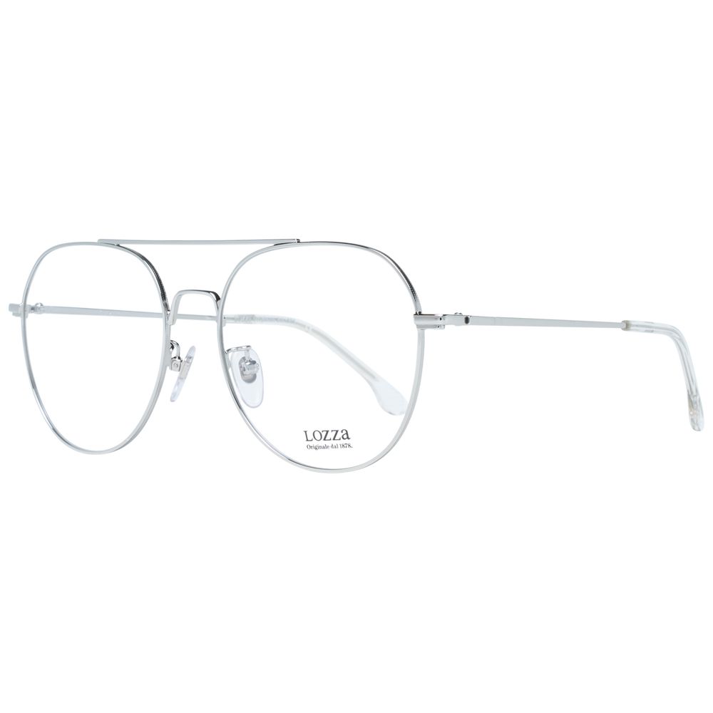 Lozza Silver Men Optical Frames - Luksusmuotia Lozza - Tutustu YVES JAVANNI® 