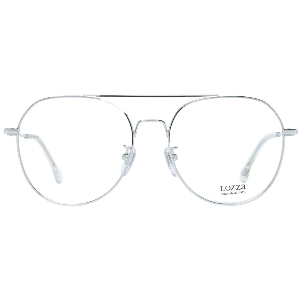 Lozza Silver Men Optical Frames - Luksusmuotia Lozza - Tutustu YVES JAVANNI® 